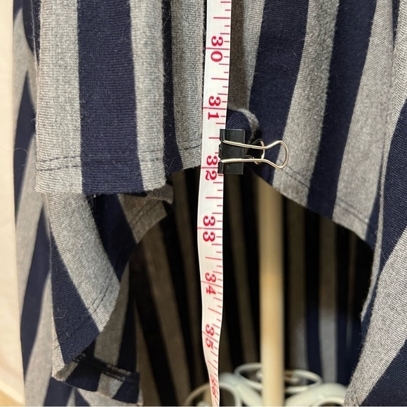 High-Low Dress - Navy/Gray - Size Large - EUC - Picture 5 of 9